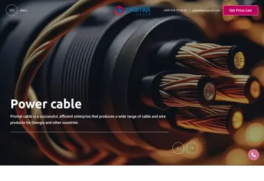 Screenshot of promel.ge