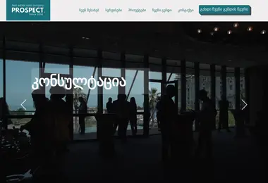 Screenshot of prospect.ge