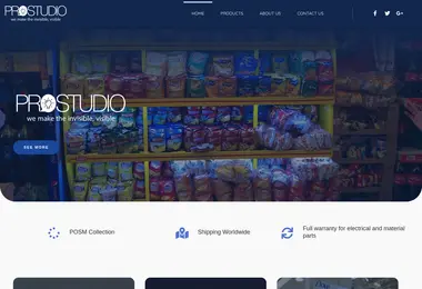 prostudio.ge-ის ეკრანის სურათი