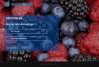 Скриншот protein.ge