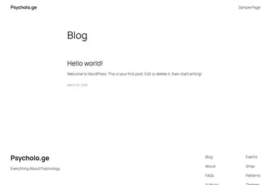 Screenshot of psycholo.ge