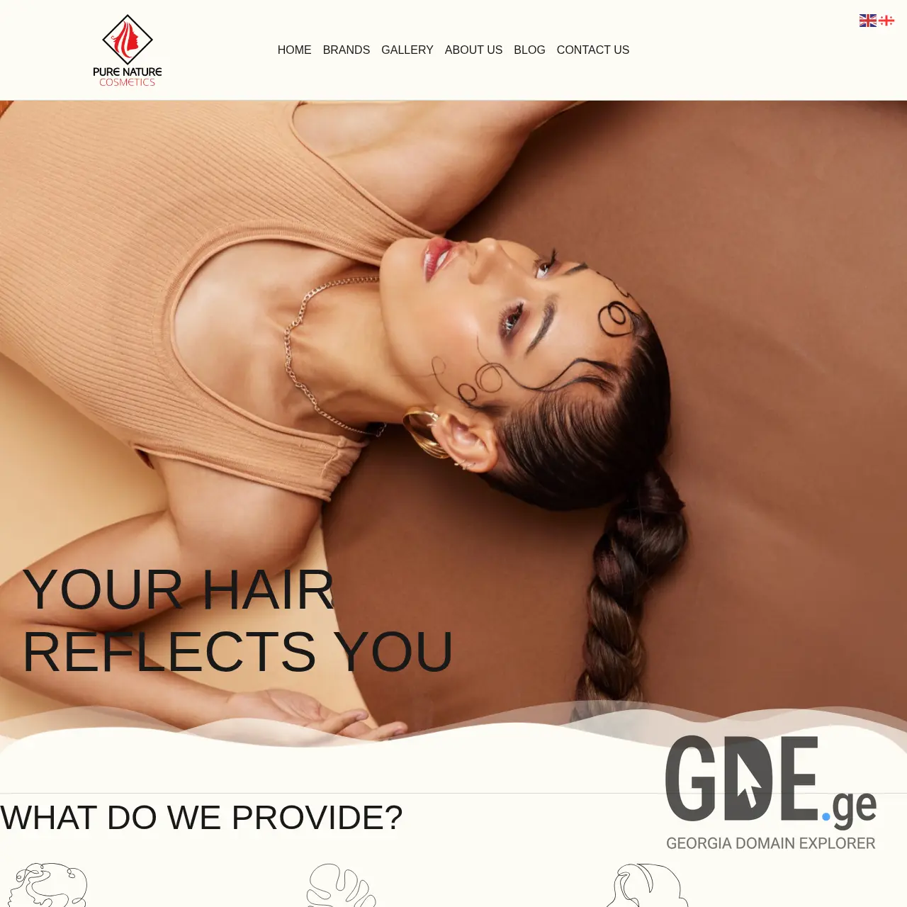 Screenshot of the site purenature.ge at 2025-12-11