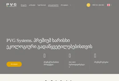 Screenshot of pvg.ge