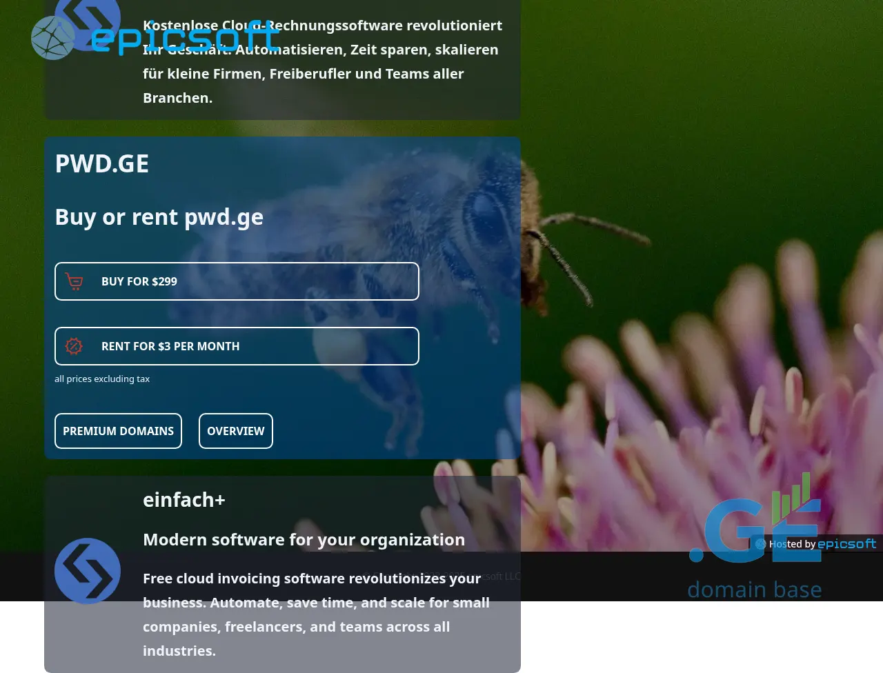 Screenshot of the site pwd.ge