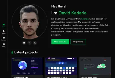 Screenshot of qada.ge