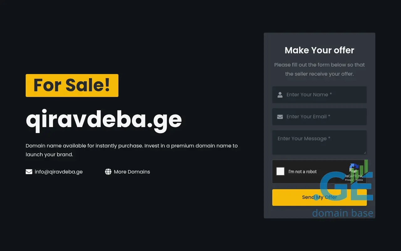 Screenshot of the site qiravdeba.ge
