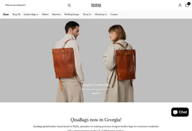 Screenshot of qisabags.ge