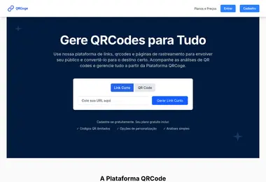 Screenshot of qrco.ge