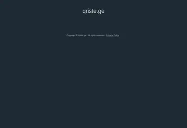 Screenshot of qriste.ge