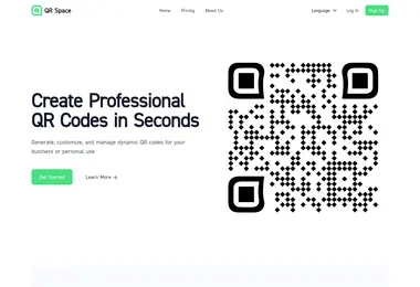 Screenshot of qrspace.ge