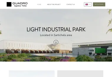 quadrologistics.ge-ის ეკრანის სურათი