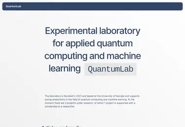 quantumlab.ge-ის ეკრანის სურათი