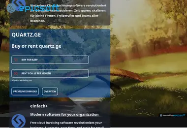 Screenshot of quartz.ge