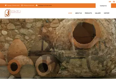 Screenshot of qvevrula.ge