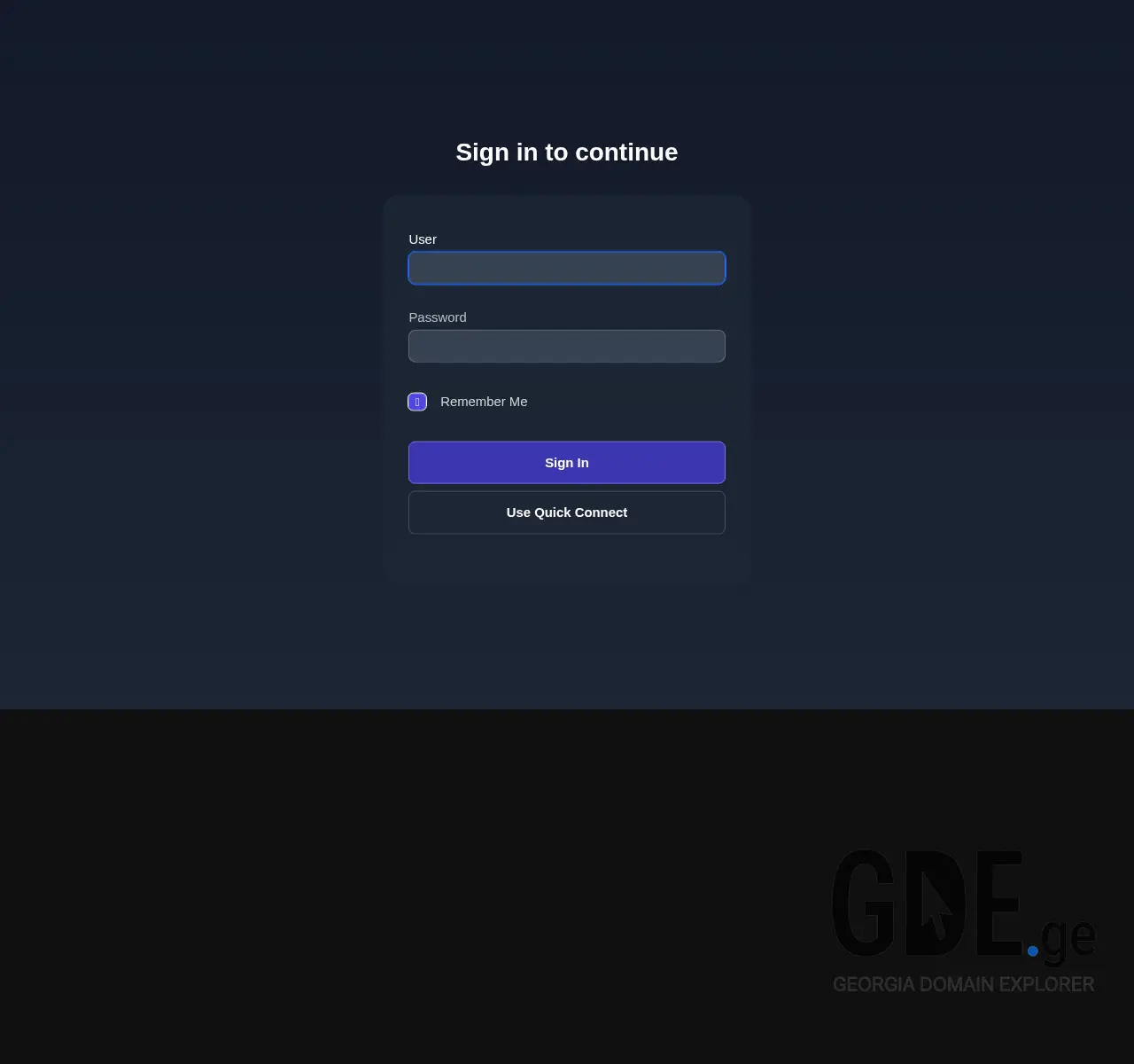 Screenshot of the site rad.ge at 2025-11-26