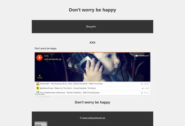 Screenshot of radioantipode.ge