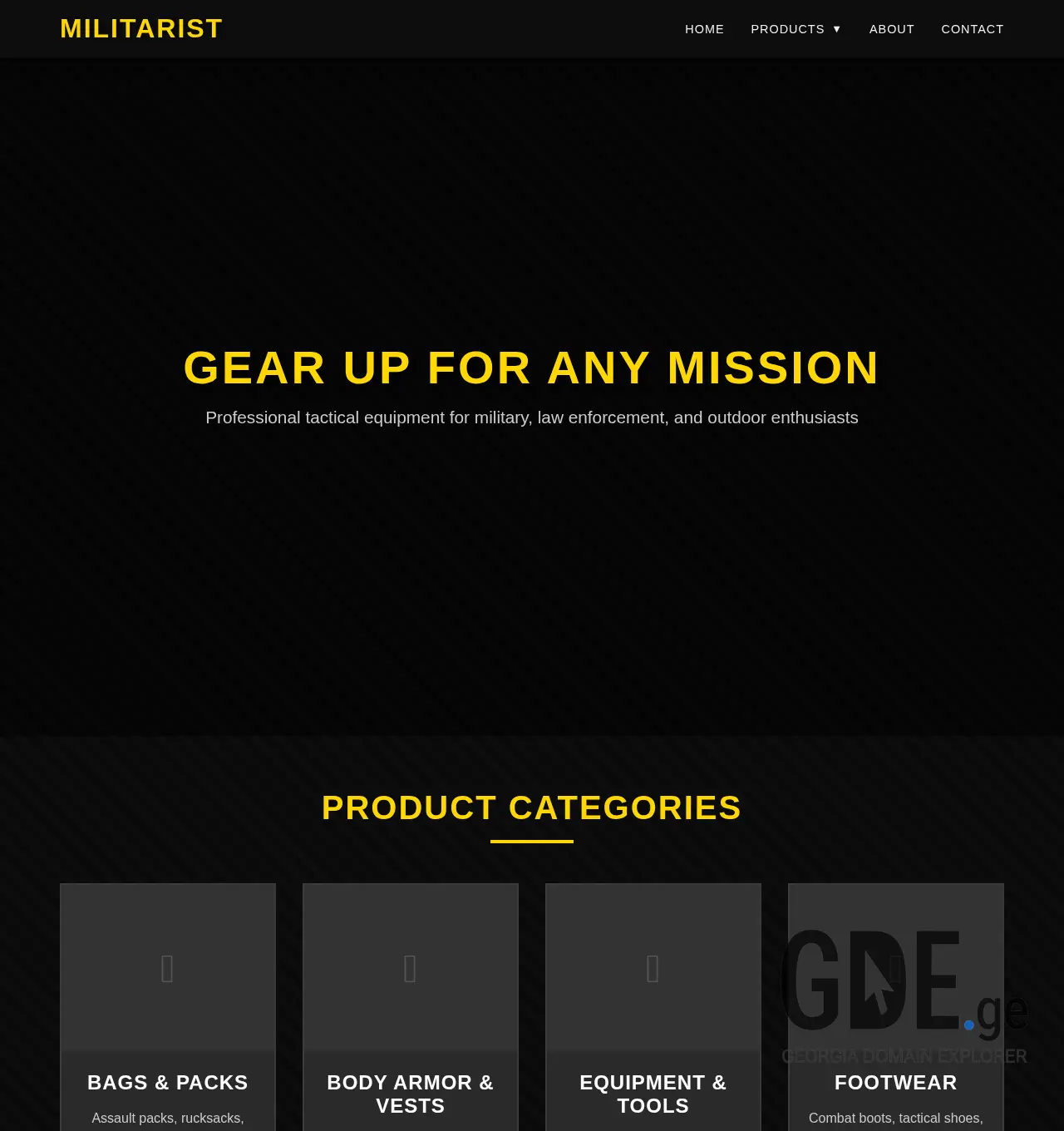 Screenshot of the site radius.ge at 2025-12-02