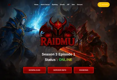 Скриншот raidmu.ge