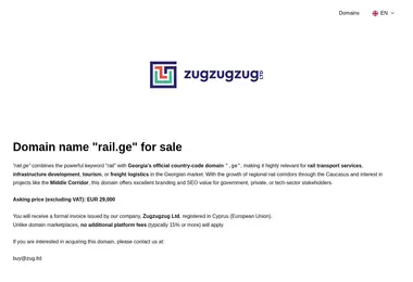 Screenshot of rail.ge