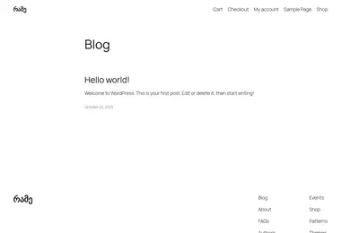 Скриншот rameshop.ge