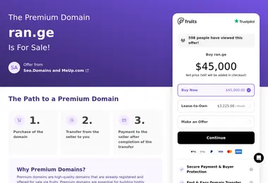 Screenshot of ran.ge