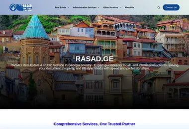 Screenshot of rasad.ge