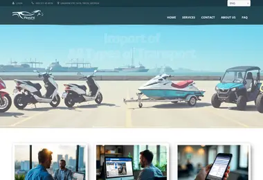 Screenshot of rashicar.ge