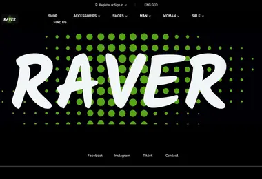 Screenshot of raver.ge