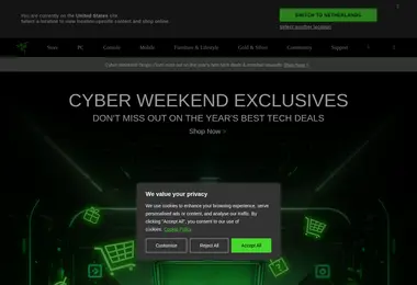 Скриншот razer.ge