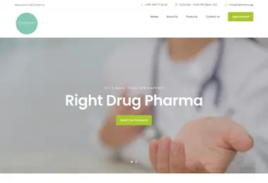 Скриншот rdpharma.ge