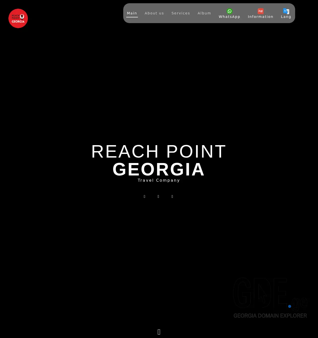 Screenshot of the site reachpointgeorgia.ge at 2025-11-29
