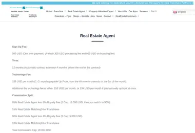 Скриншот realestatematching24.ge
