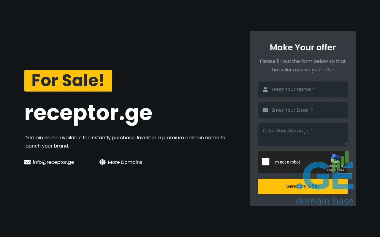 Screenshot of the site receptor.ge