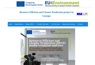 Screenshot of recp.ge