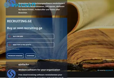 Screenshot of recruiting.ge