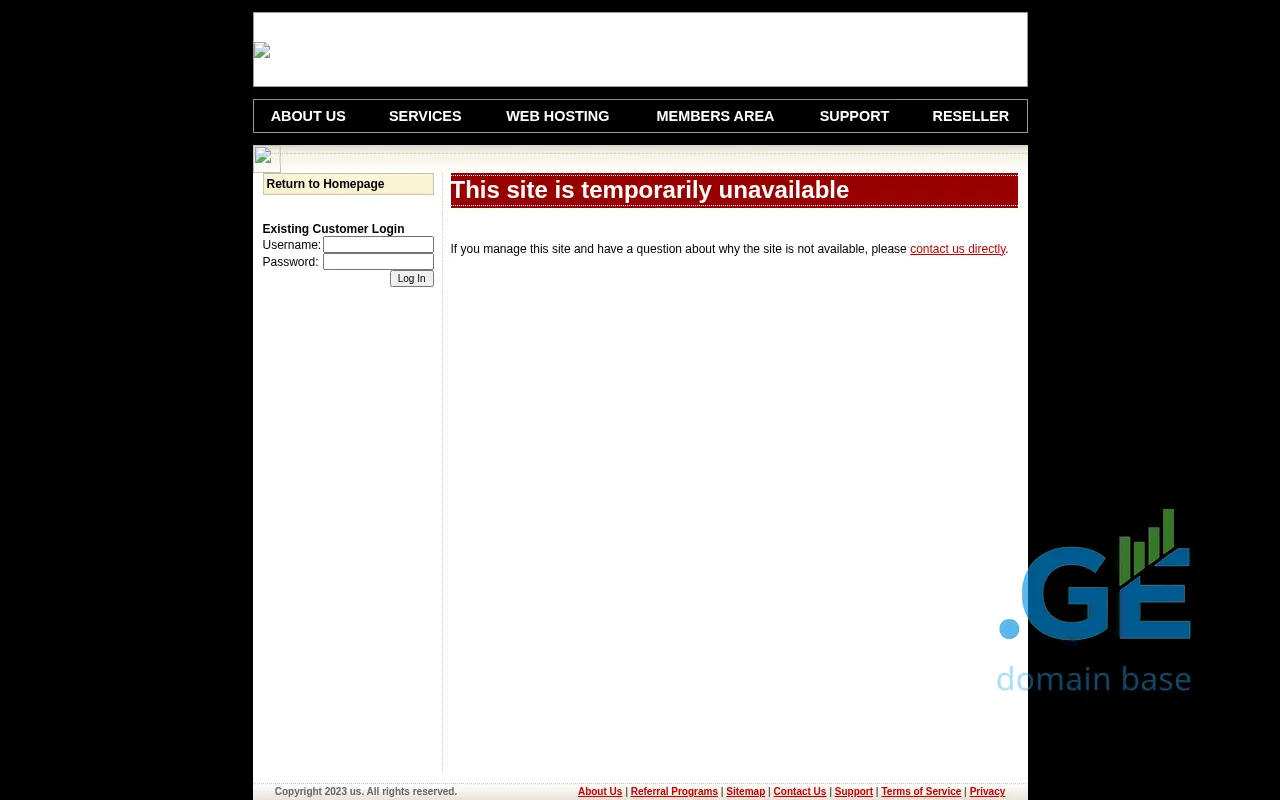 Screenshot of the site recstudio.ge