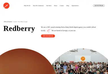 redberry.ge-ის ეკრანის სურათი