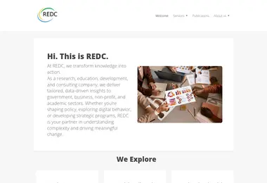 redc.ge-ის ეკრანის სურათი