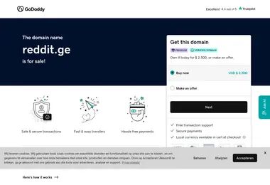 Screenshot of reddit.ge