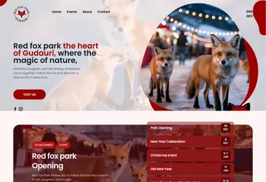 Screenshot of redfoxpark.ge