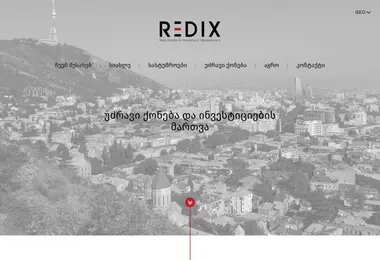 Screenshot of redix.ge