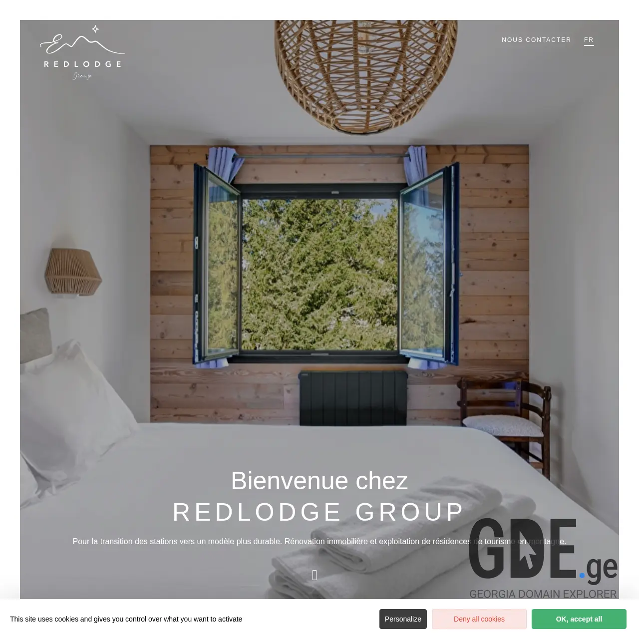 Screenshot of the site redlod.ge at 2025-12-11