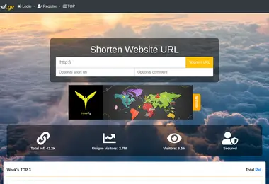 Screenshot of ref.ge