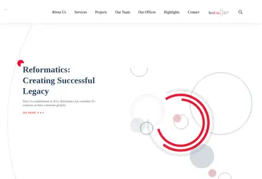 Скриншот reformatics.ge