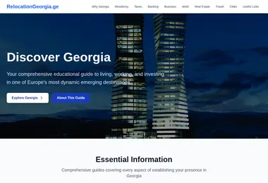 relocationgeorgia.ge-ის ეკრანის სურათი