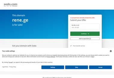 Screenshot of rene.ge