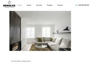 Screenshot of renoluxgroup.ge