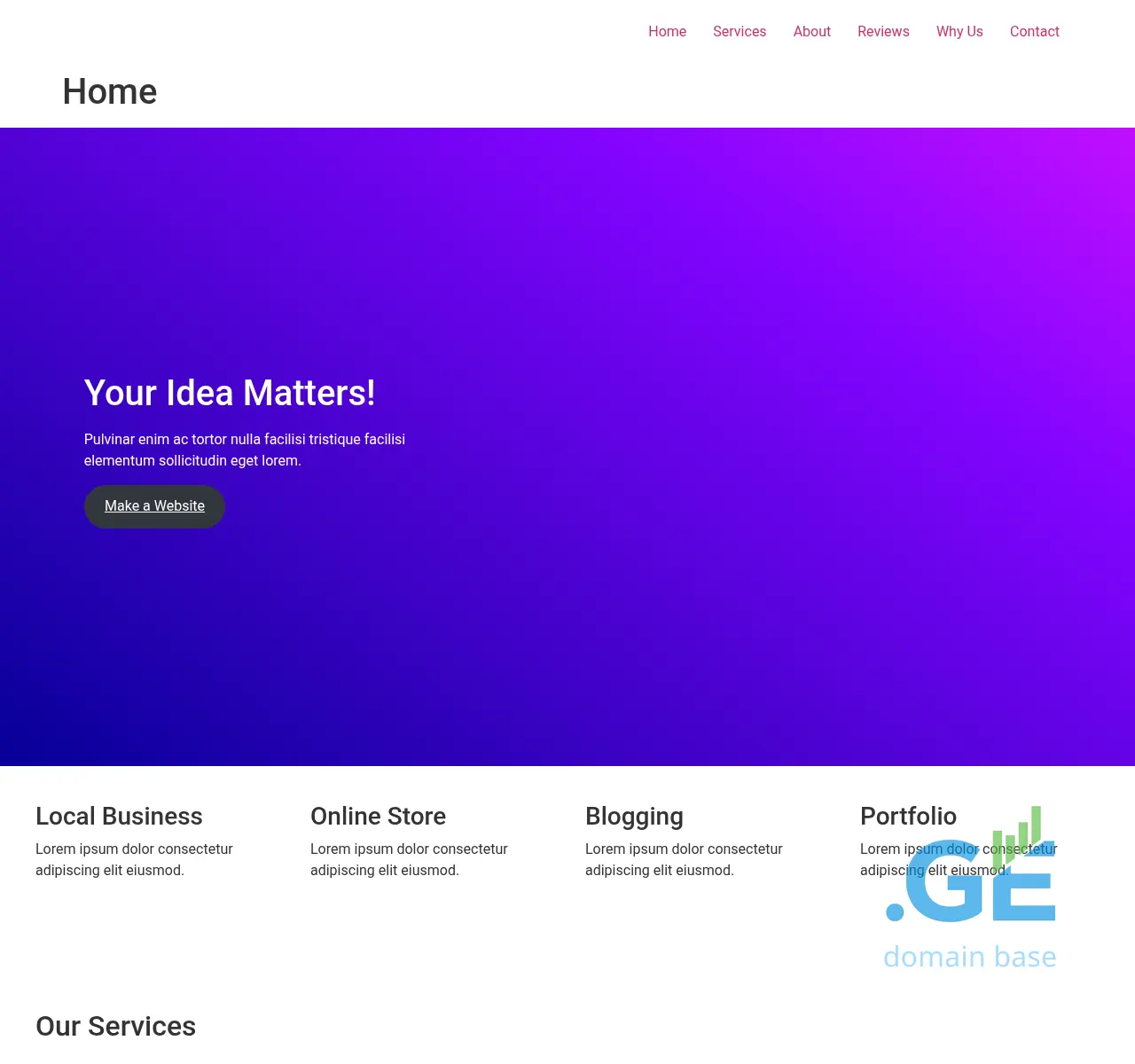 Screenshot of the site renthub.ge at 2025-11-02