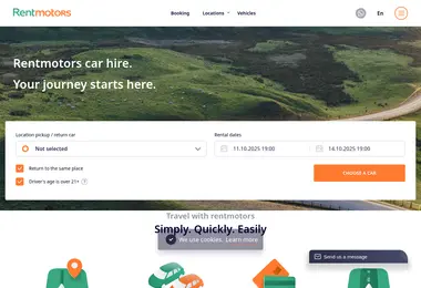 Screenshot of rentmotors.ge