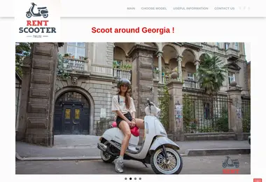rentscooter.ge-ის ეკრანის სურათი